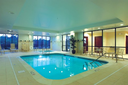 Spa suite interior at Courtyard by Marriott Saratoga Springs